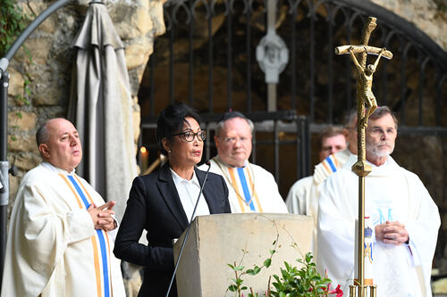 Wallfahrtsmesse in der Lourdesgrotte Maria Gugging