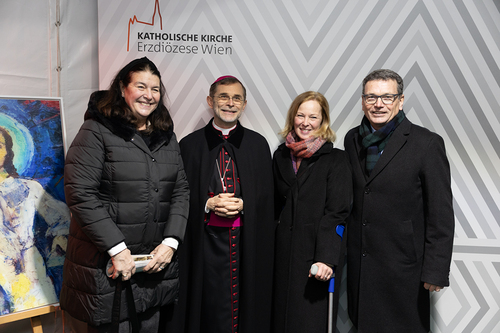 Gratulationsschlange / Erzdiözese Wien/ Schönlaub, Stephan Schönlaub